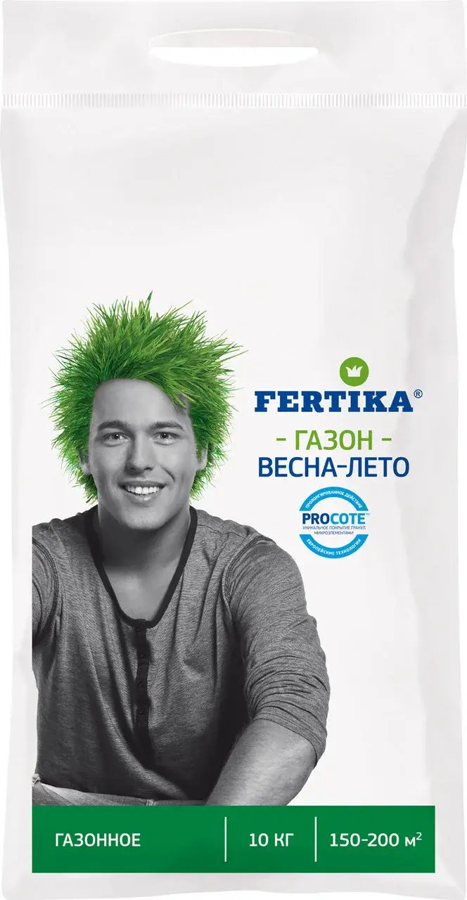 Газонное Весна-лето 10 кг мин.удобрение Фертика