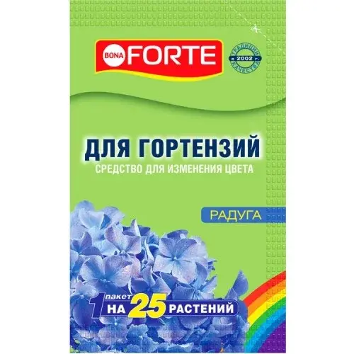 Bona Forte Средство сухое Радуга для изменения цвета гортензий 100 г