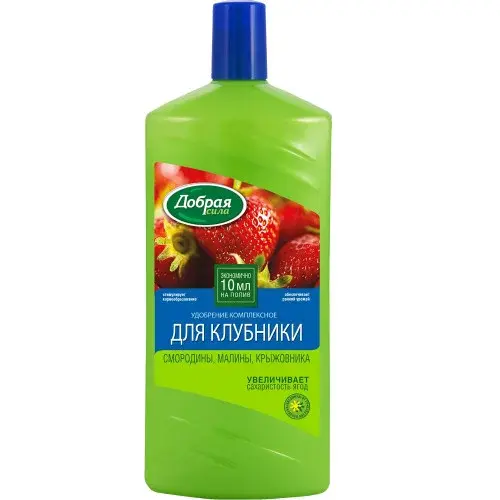 Удобрение для КЛУБНИКИ, ЗЕМЛЯНИКИ, МАЛИНЫ, СМОРОДИНЫ, КРЫЖОВНИКА, 1 л