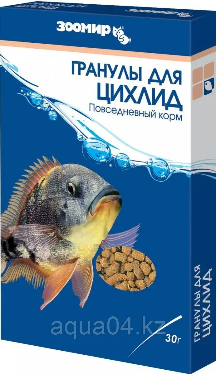 ЗООМИР "Гранулы для цихлид" 30г