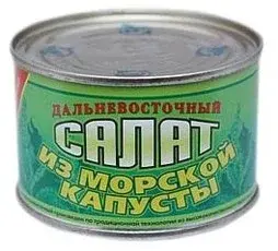 Салат из морской капусты "Дальневосточный" Примрыбснаб 220 гр*48шт