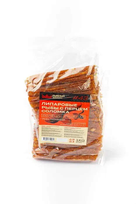 Липаровые рыбы соломка с красным перцем