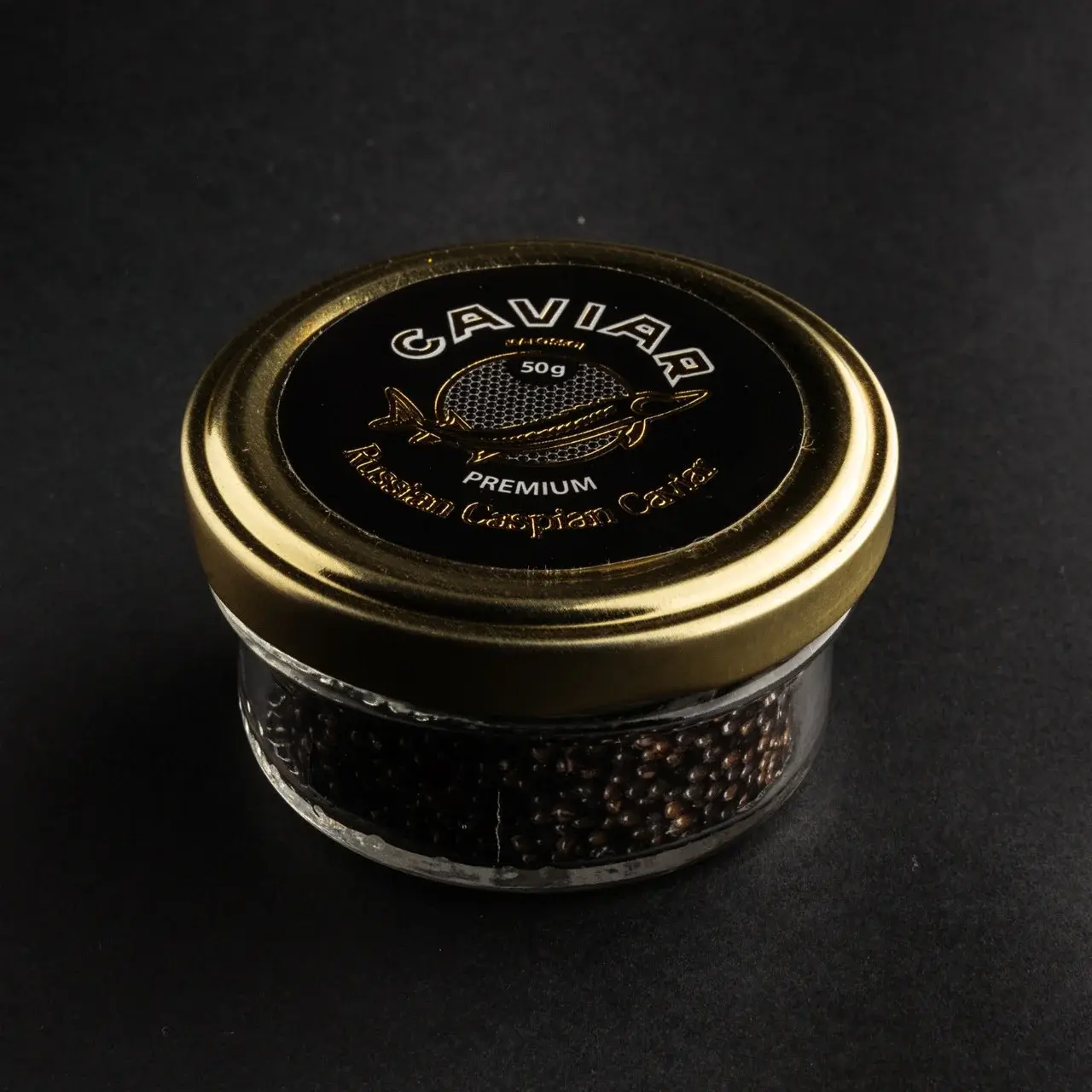 Черная икра осетровых рыб Premium, 50 г