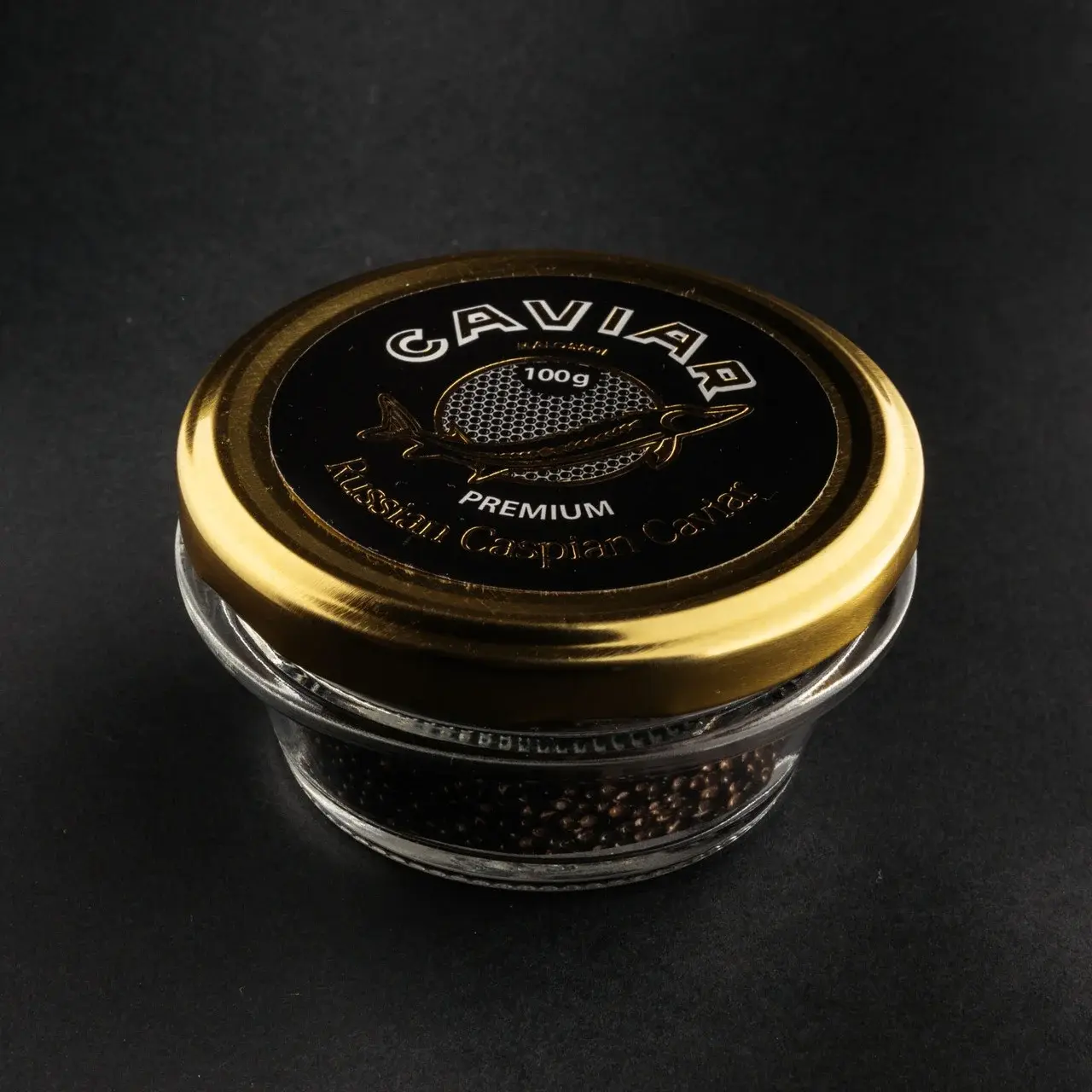 Черная икра осетровых рыб Premium, 100 г