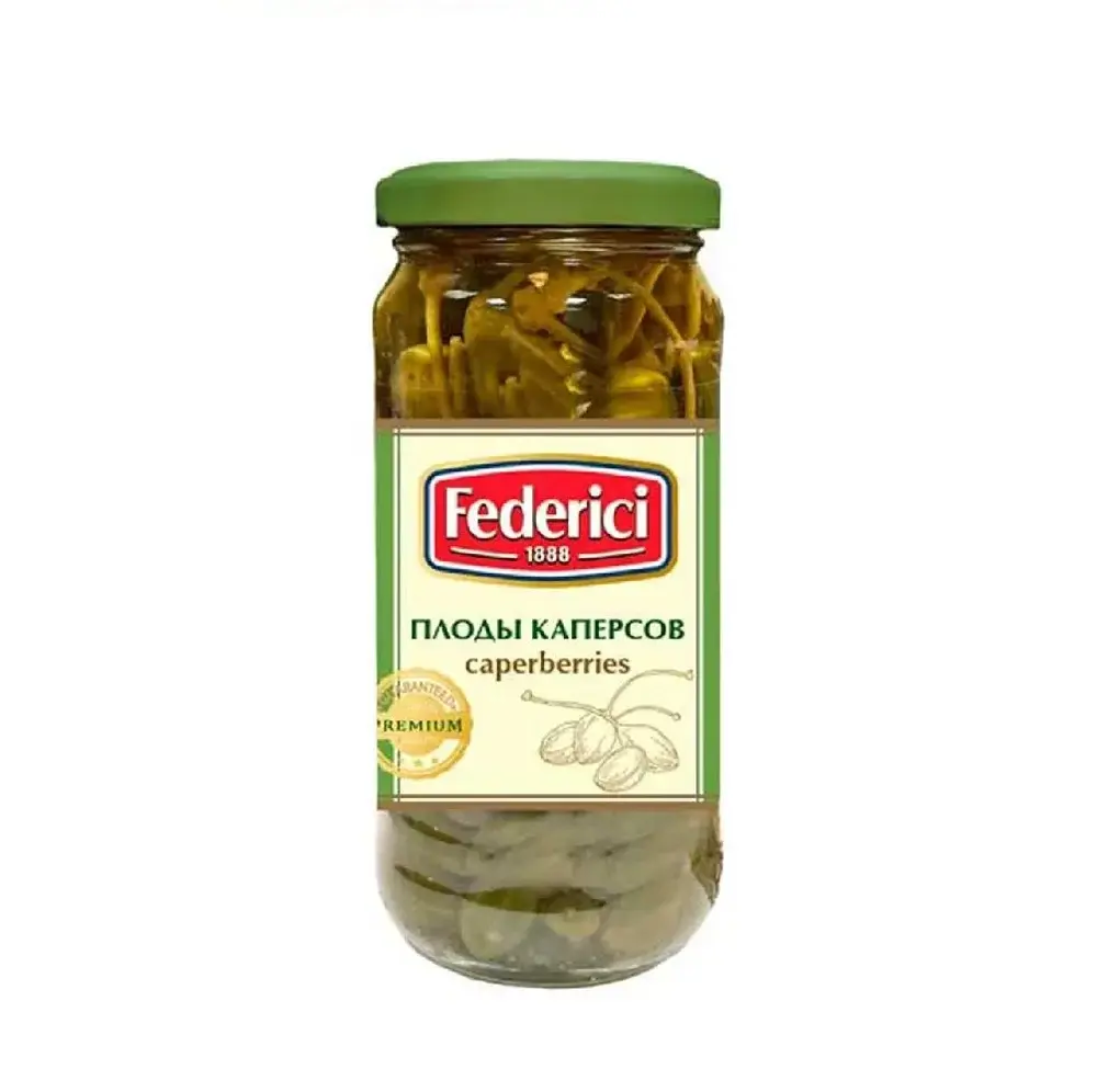 Плоды каперсов Federici, 230 г.