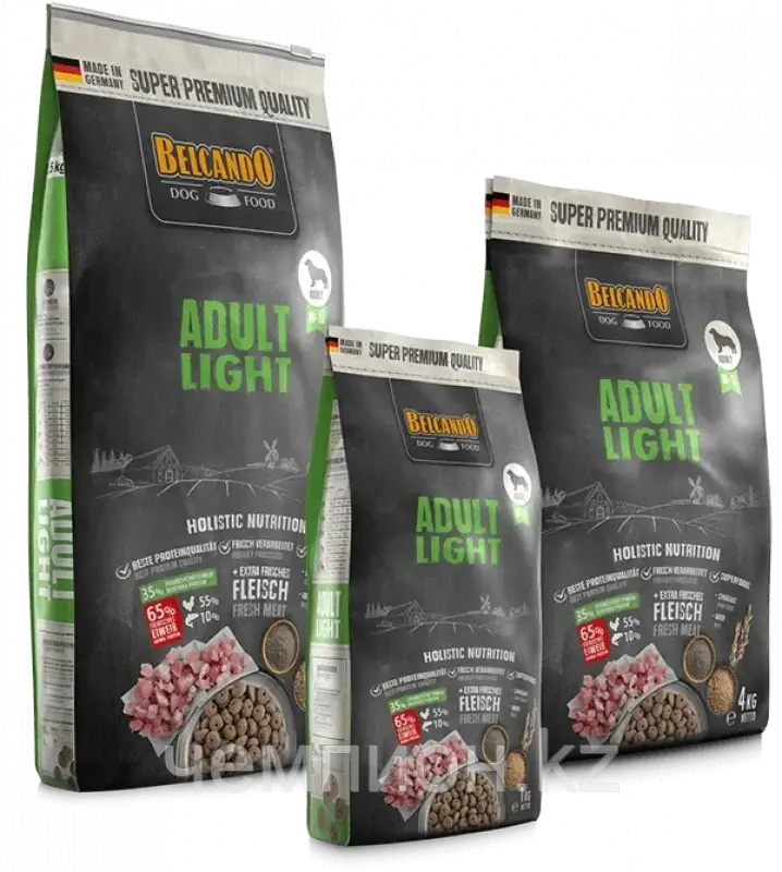 557725 BELCANDO ADULT LIGHT, Белькандо Адалт Лайт, корм для собак, склонных к полноте, уп.12,5кг