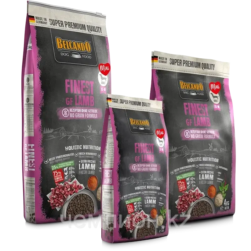 556425 Belcando Finest GF Lamb, Белькандо безглютеновый корм для мелких и средних собак с ягненком,12,5кг