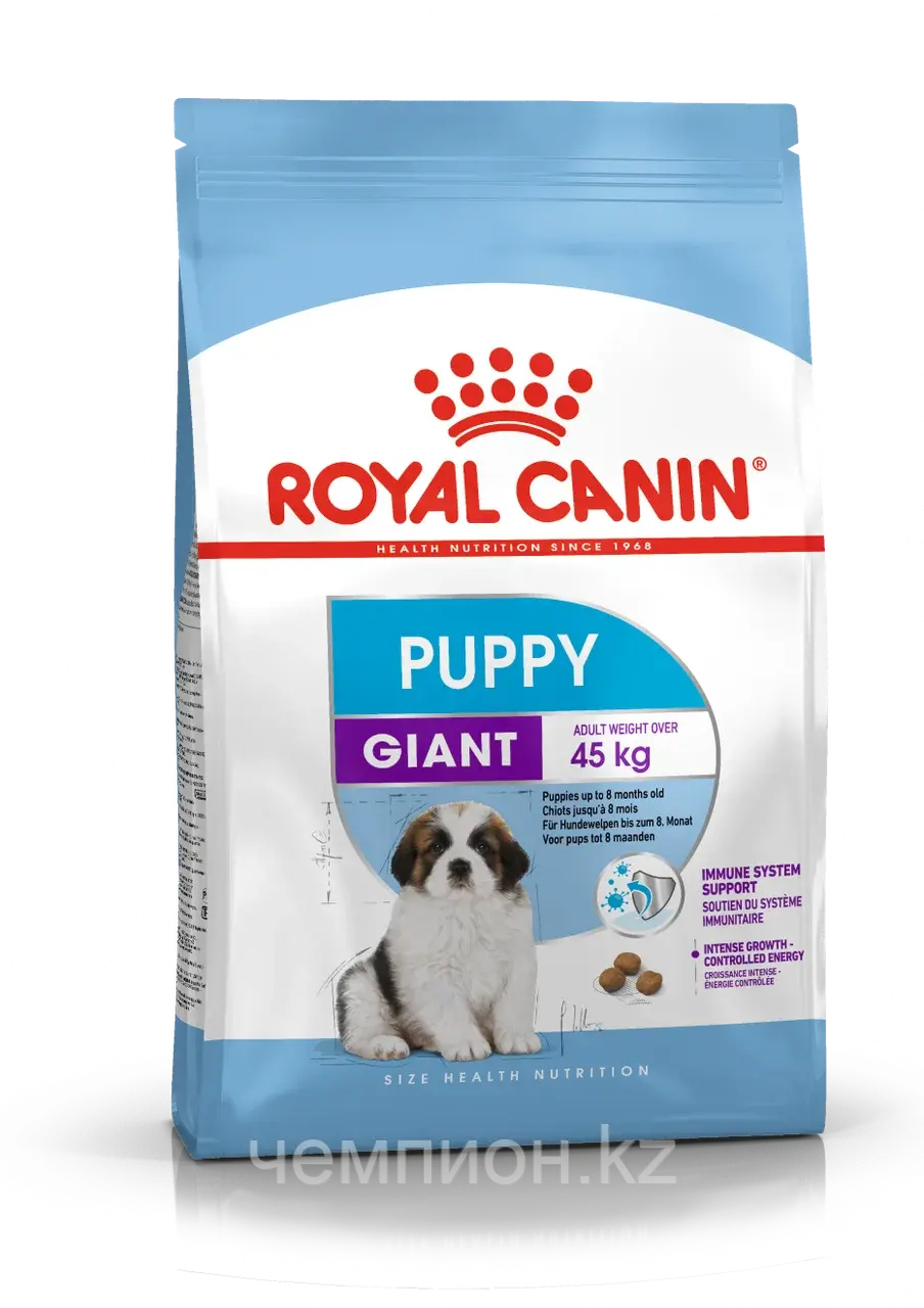 ROYAL CANIN Giant Puppy, Роял Канин корм для щенков гигантских пород с 2 до 8 месяцев, уп. 15кг Код: 621