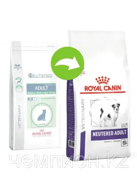 Royal Canin Neutered Adult Small Dog, корм для стерилизованных или кастрированных собак мелких пород, уп.1,5кг Код: 5019