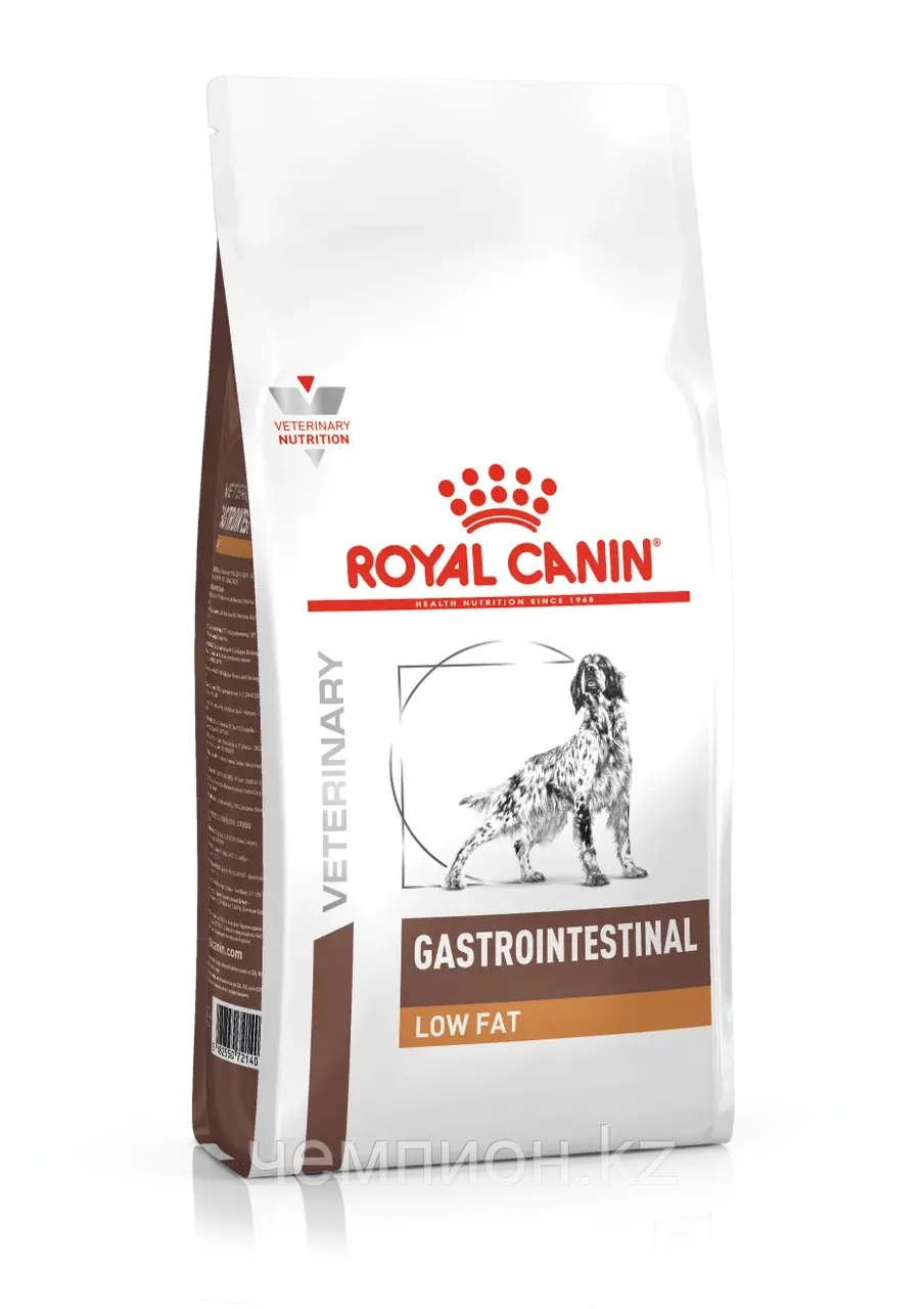 Royal Canin Gastro Intestinal Low Fat, Роял Канин диета при панкреатите, нарушении пищеварения собак, уп.1,5кг Код: 2365