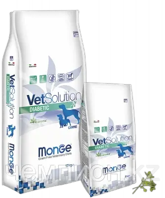 8127 Monge Grain Free Vetsolution Diabetic Canine, Монже сухой корм для собак при диабете, уп. 2кг.