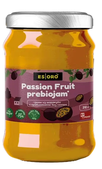 Джем низкокалорийный Prebiojam маракуйя Esoro Код: Т00001602