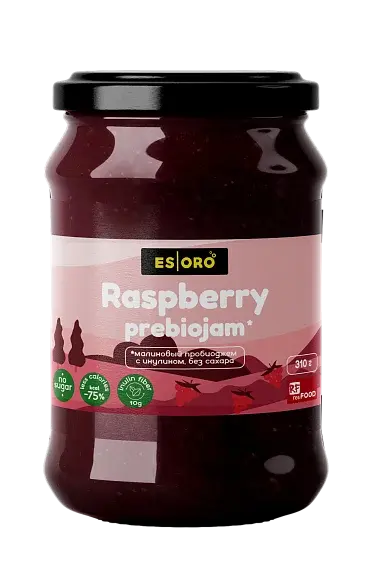 Джем низкокалорийный Prebiojam малина Esoro Код: Т00001488