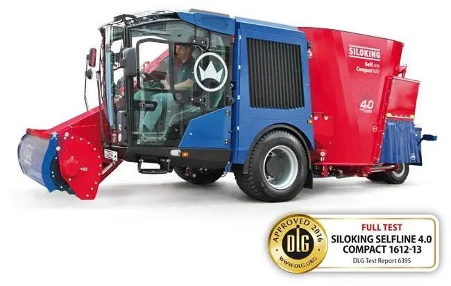 Cамоходный смеситель-кормораздатчик SILOKING SelfLine 4.0 Compact 1612 16 м³