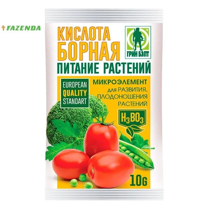 Удобрение Борная кислота 10гр 0055 Код: 00000006405