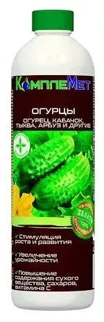 Удобрение КомплеМет Огурцы 400мл 0040 Код: 10-00007800