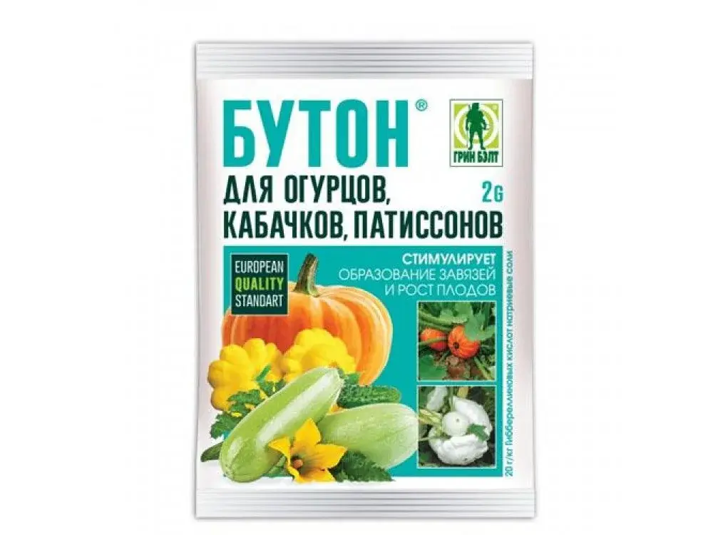 Удобрение Бутон огурцы, кабачки 2гр 0061 Код: 10-00007640