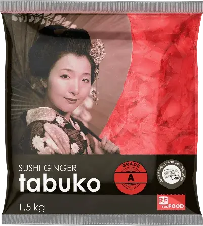 Имбирь Tabuko маринованный розовый 1.5 кг