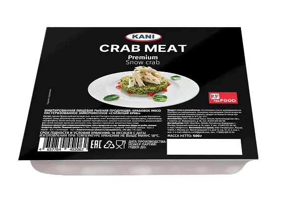 Мясо снежного краба Kani - Халяль Код: Т00001443
