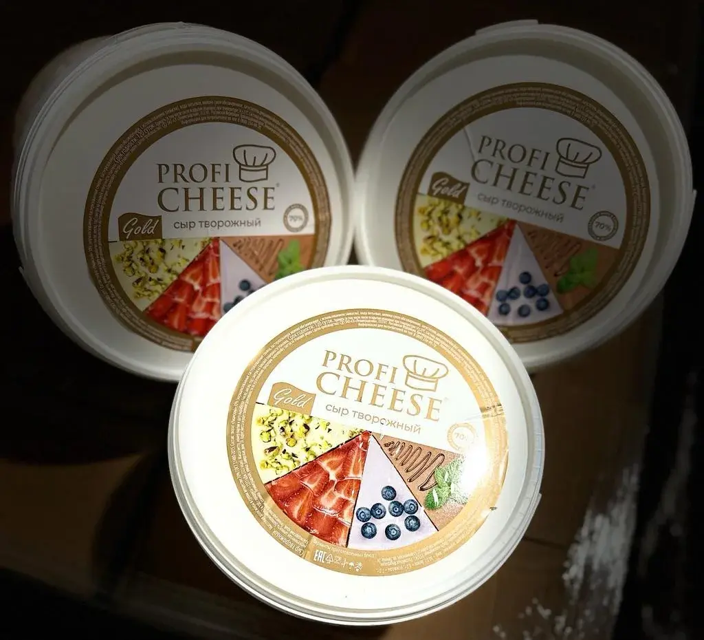Сыр твороженный Сливочный Profi Cheese Gold 5,5 кг, 70%. ГОСТ 33480-2015