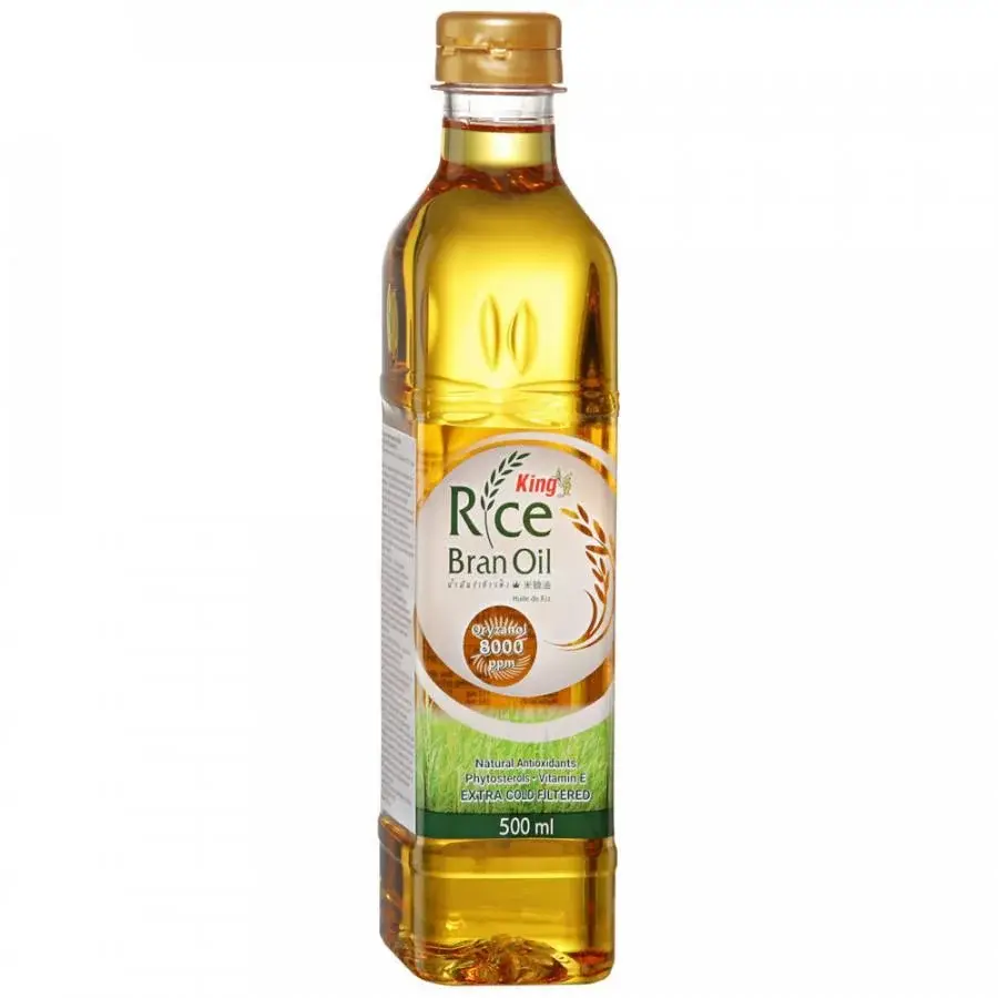 Масло из рисовых отрубей King, Rice Bran Oil, 500 мл.