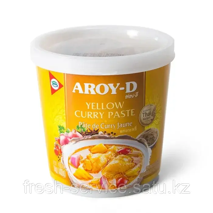 Паста Карри желтая "AROY-D" 400 гр