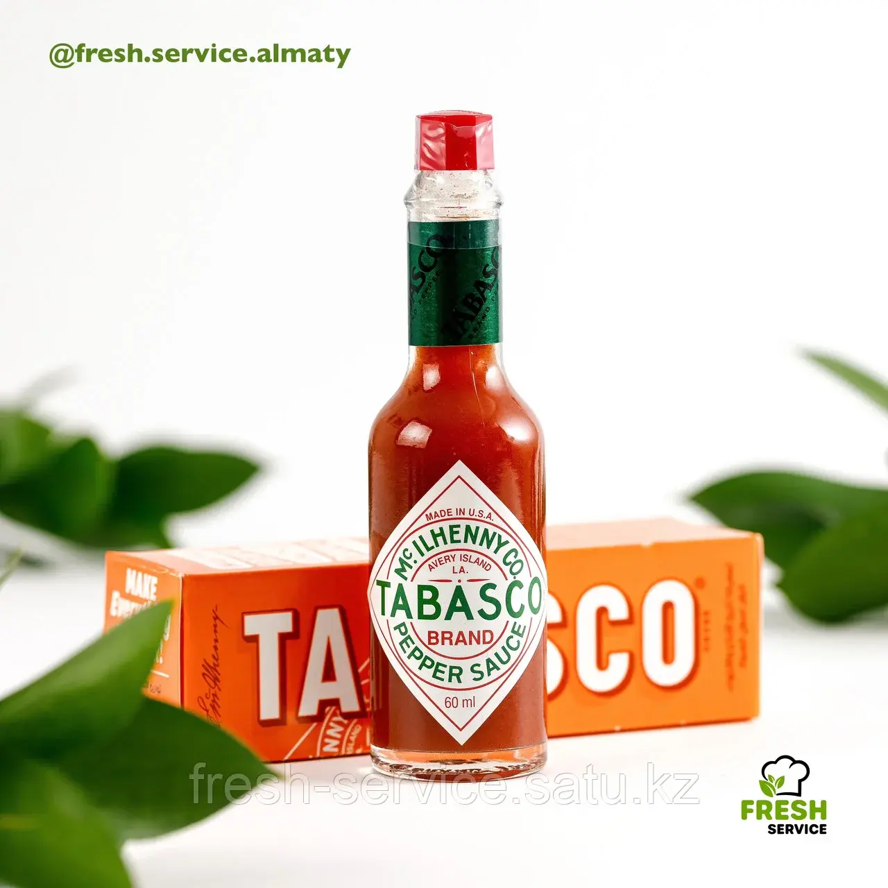 Соус перечный "TABASCO Mc.ILHENNY CO." красный 60 мл