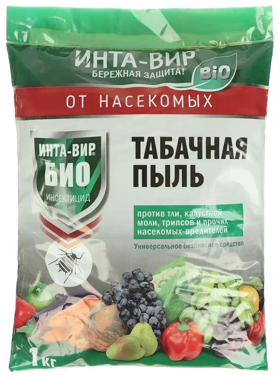 Табачная пыль, Инта-Вир 1кг инсектицид Код: 10-00007806