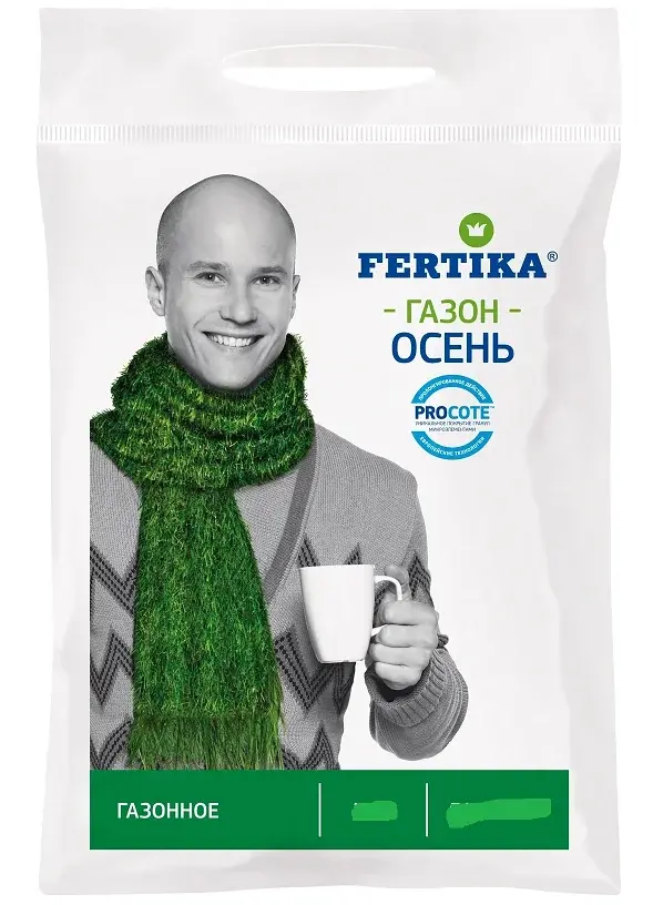 Удобрение Fertika для газона осень 1кг (5-10м2) Код: 10-00009472