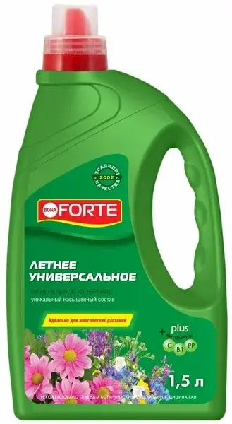 Удобрение Bona Forte универсальное Весна-Лето 1,5л 0061 Код: 00000036627