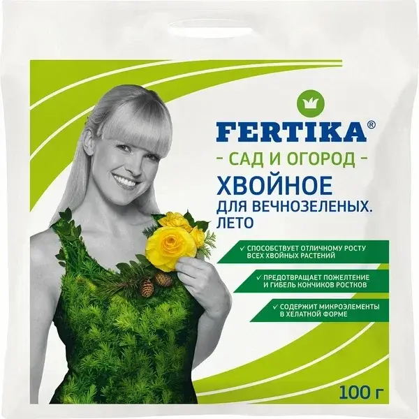 Удобрение Fertika для хвойных лето 100г Код: 00000006512