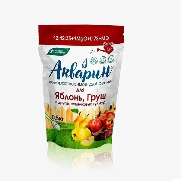 Удобрение Акварин для яблонь и груш 0,5кг Код: 10-00016074