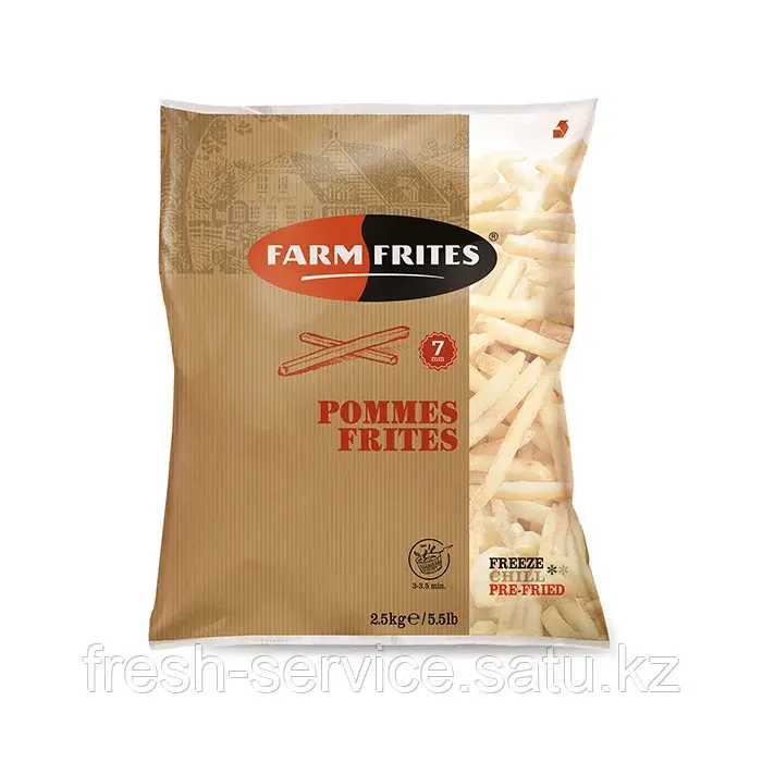 Картофель фри "FARM FRITES" 2,5 кг