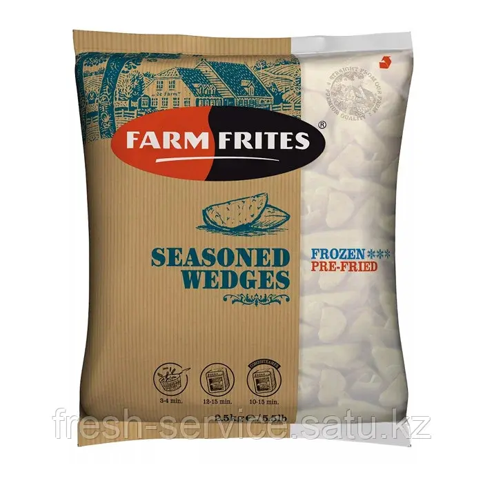 Картофельные дольки "FARM FRITES" 2,5 кг