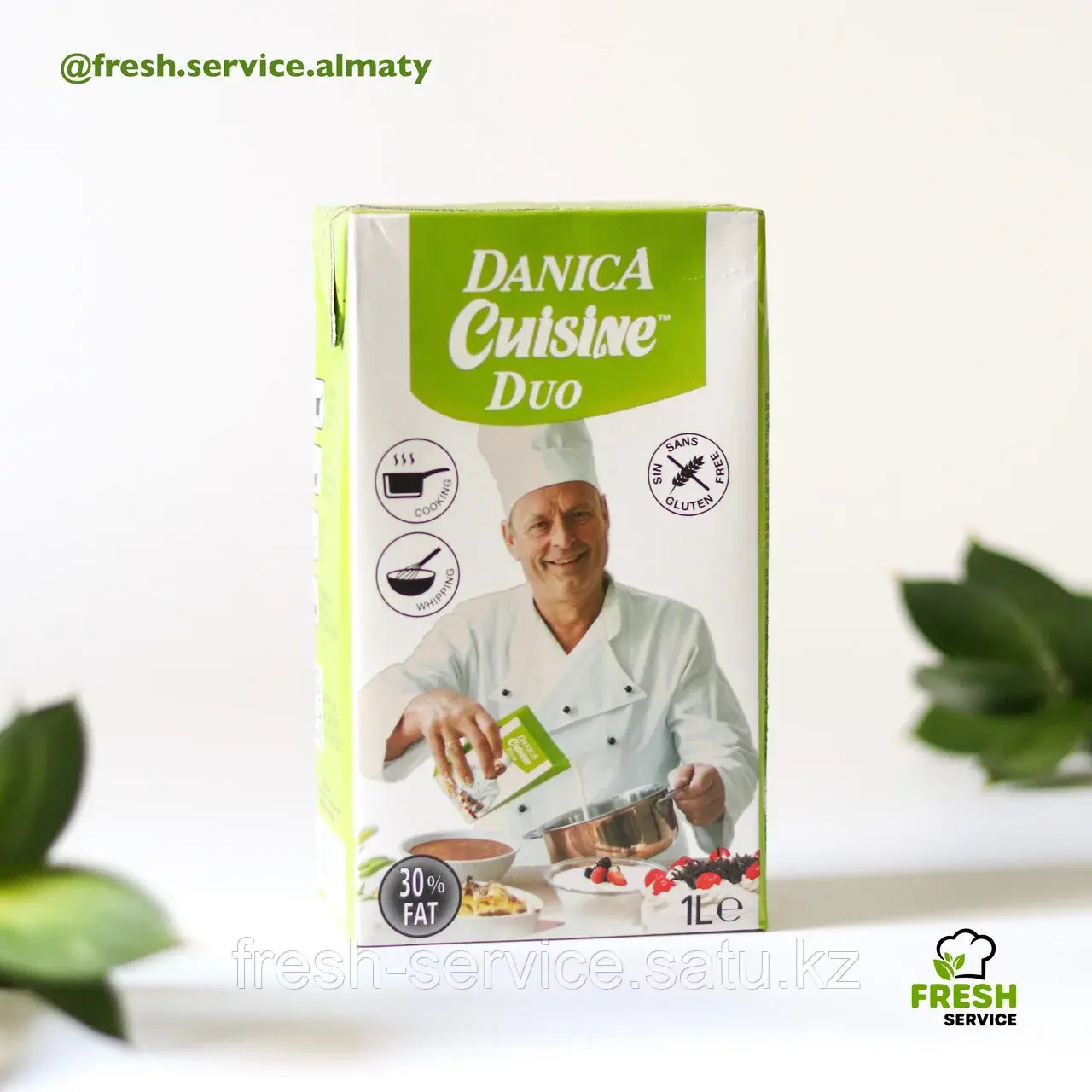 Сливки растительные "DANICA" Cuisine Duo 30% 1 л