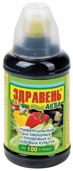 Удобрение Здравень Аква универсальный 0,5л Код: 10-00015493