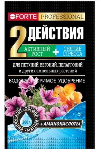 Удобрение Bona Forte для ампельных 100гр Код: 10-00016066