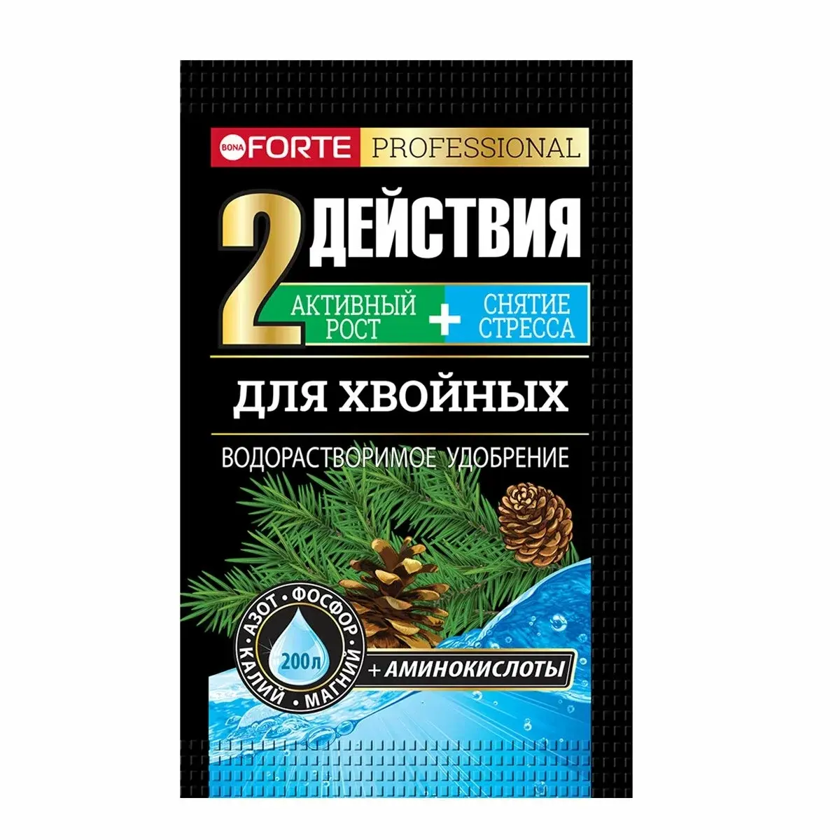 Удобрение Bona Forte водорастворимое для хвойных 100гр Код: 10-00016223