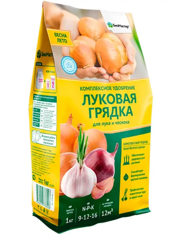 Удобрение Луковая грядкаВесна-Лето БиоМастер 1кг Код: 10-00001720