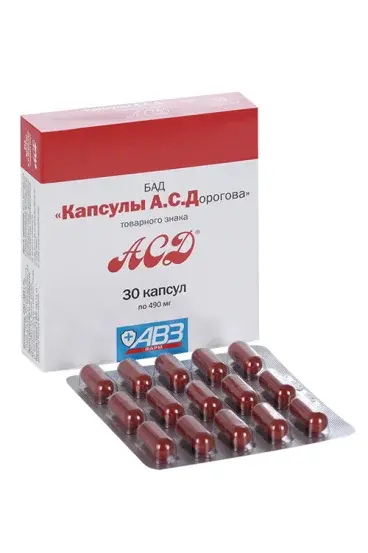 Капсулы АСД Дорогова, 30 капсул