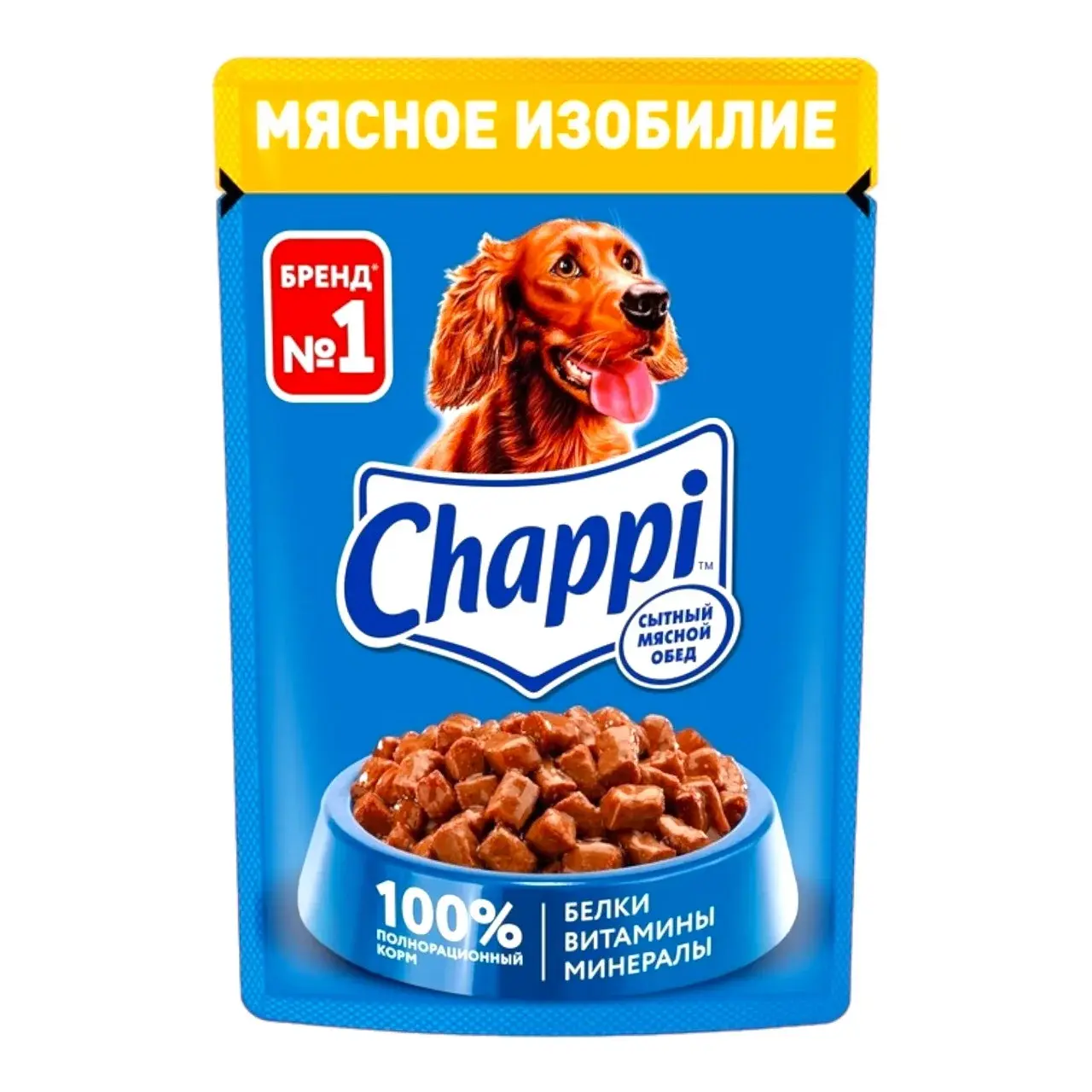 Chappi пауч мясное изобилие 28*85г