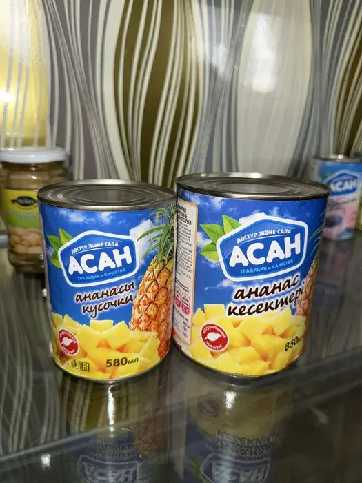 Ананасы кусочки и кольца