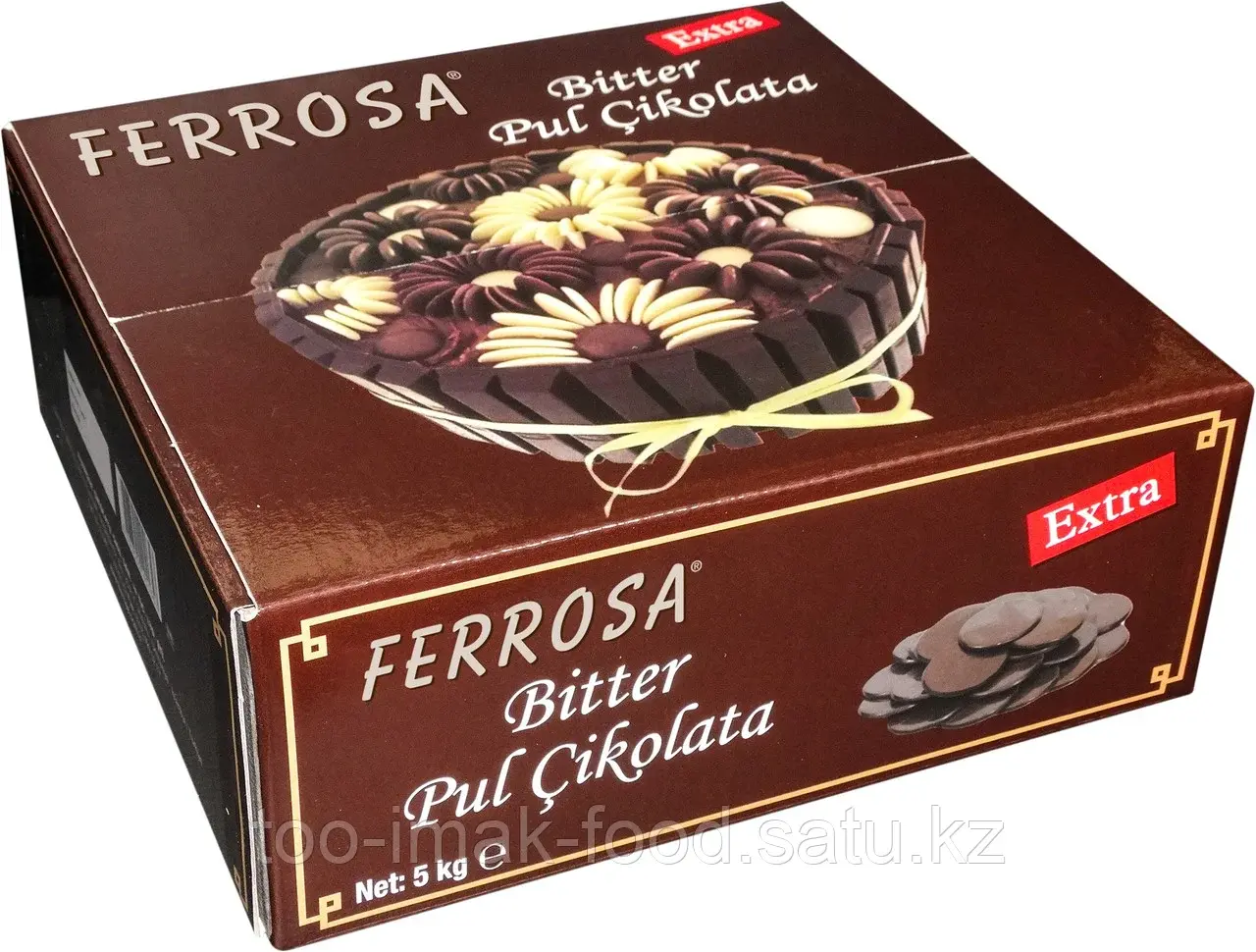 Капли черный шоколад из Турции (Ferrosa Bitter Pul Çikolata)