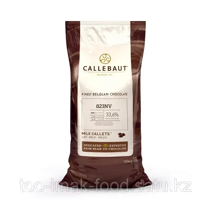 Callebaut молочный шоколад в 10 кг мешке