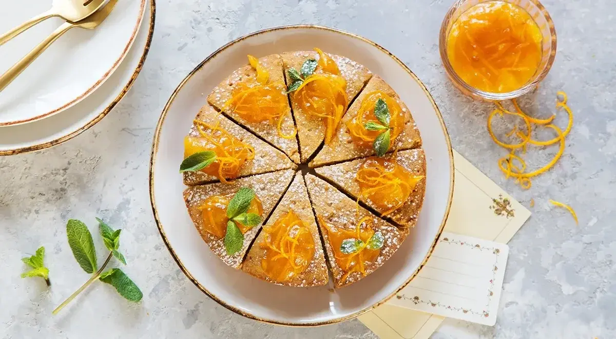 Смесь для апельсинового пирога с кусочками апельсина. Credi softcake Laranja. 15кг