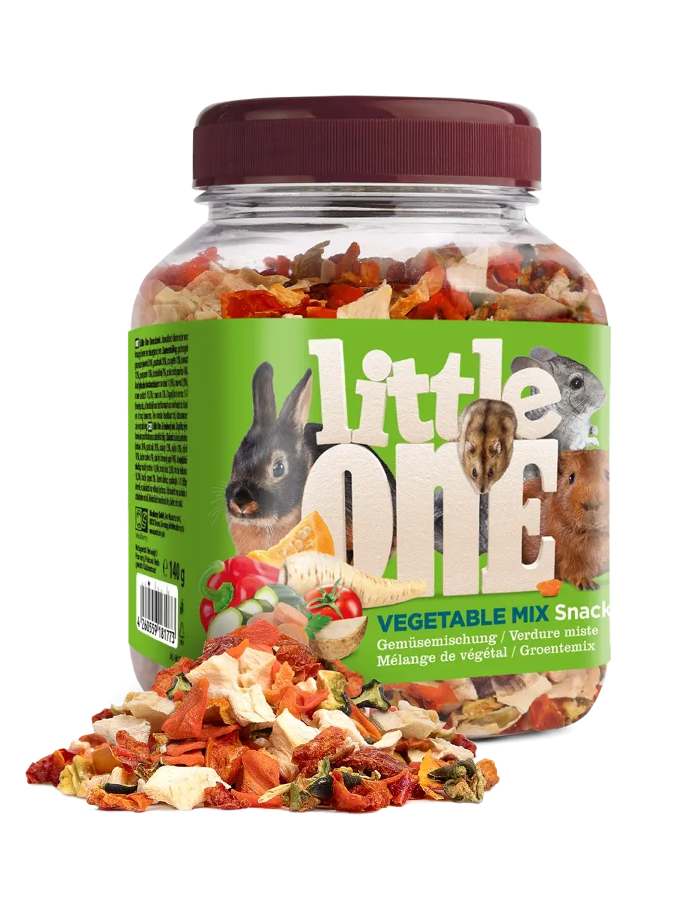 Little One Овощная смесь для грызунов, 150 г