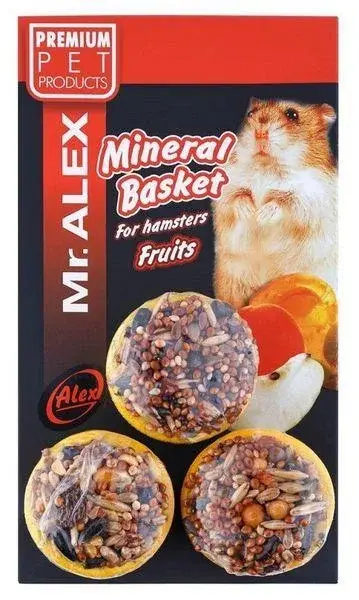 Лакомство для грызунов Мистер Алекс корзинка Орех, 3 шт
