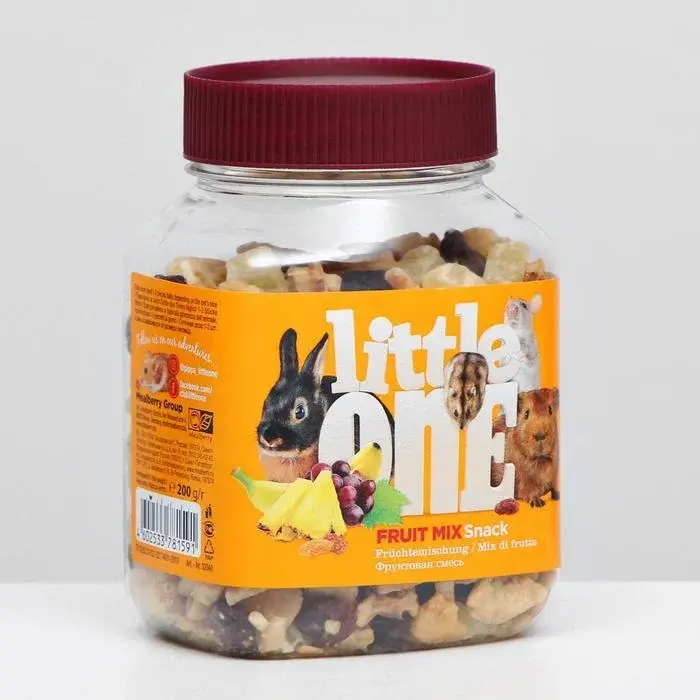 Лакомство Little One "Фруктовая смесь" для грызунов, 200 г