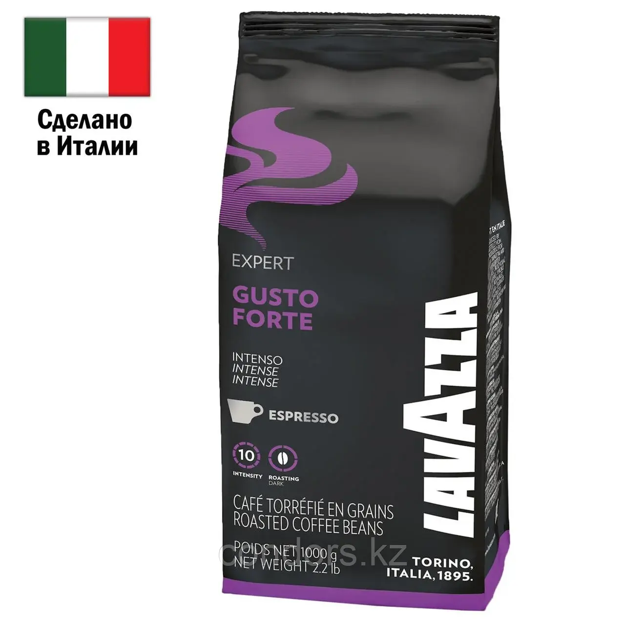 Кофе в зернах LAVAZZA "Gusto Forte Expert" 1 кг, ИТАЛИЯ, 2868 Код: 2868
