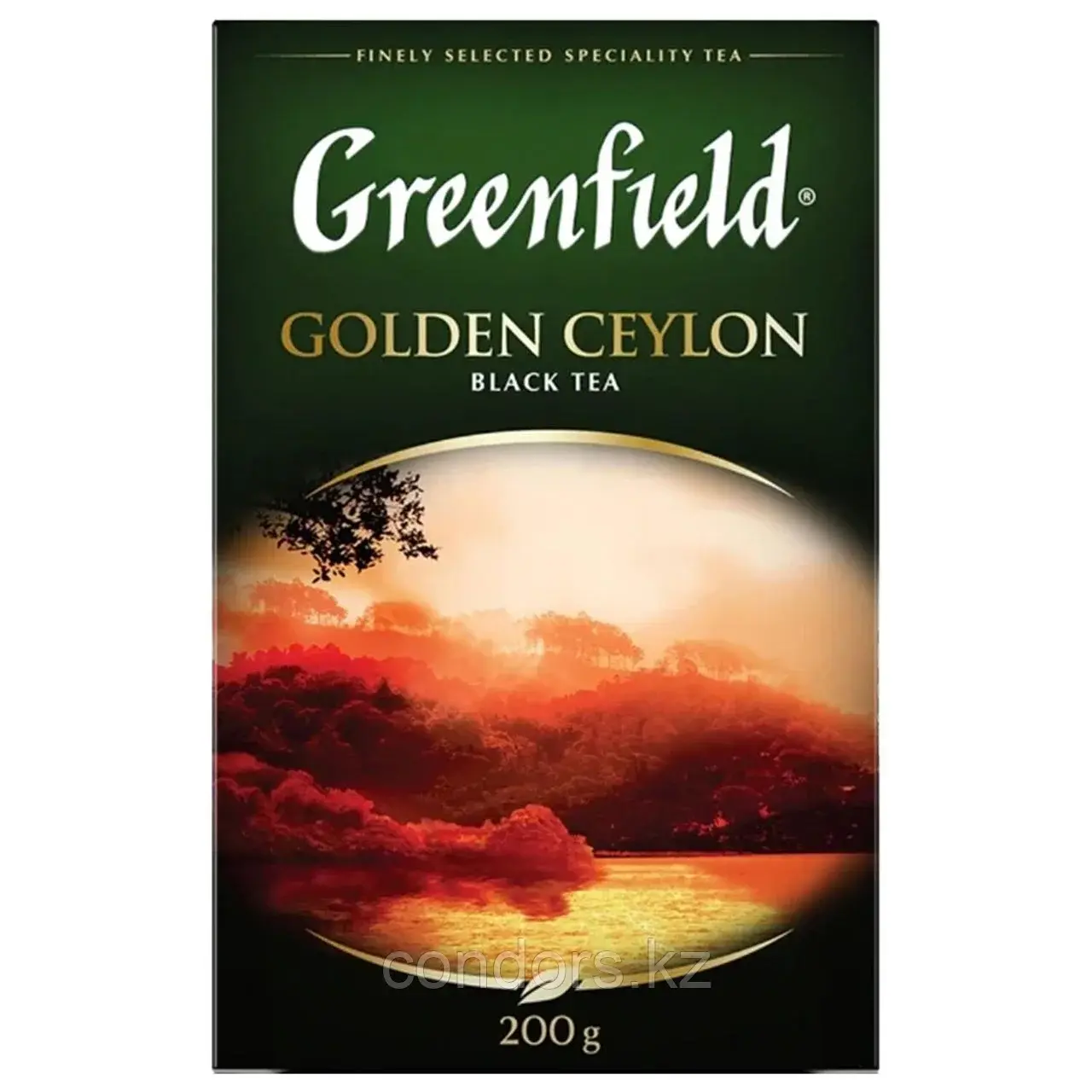 Чай листовой GREENFIELD "Golden Ceylon" черный цейлонский крупнолистовой 200 г, 0791-10 Код: 0791-10